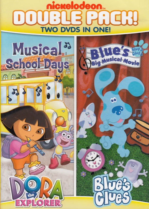 Nickelodeon Double Pack DVD: Dora The Explorer: Musical School Days / Blue's Clue's: Big Musical Movie