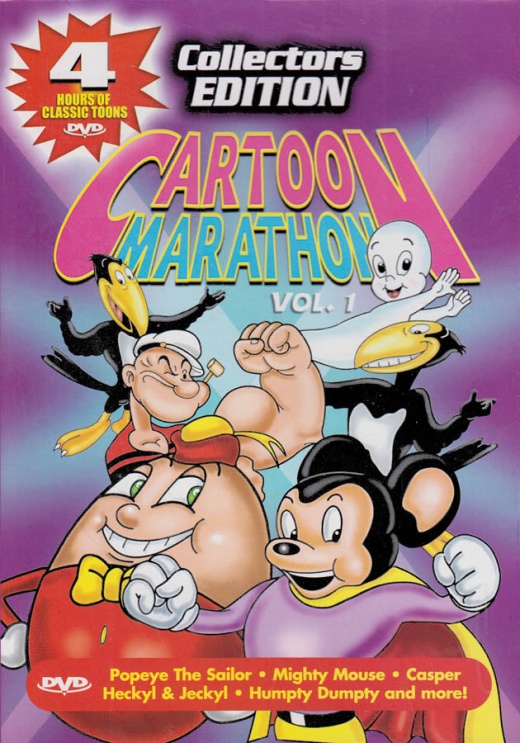Cartoon Marathon, Vol. 1 (Popeye / Mighty Mouse / Casper / Humpty Dumpty / Heckyl & Jeckyl) DVD