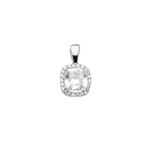 14K Gold Cz Charm Pendant - Ioka Jewelry