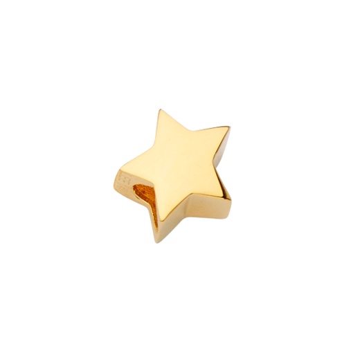 14K Gold Star Slider Mix & Match Charm Pendant
