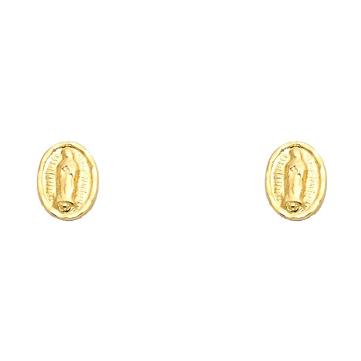 14K Gold Guadalupe Stud Earrings by Ioka