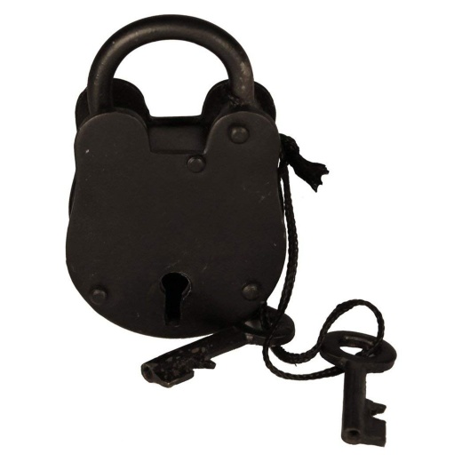 Antique Iron Lock 3