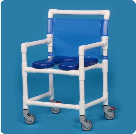 Midsize Open Front Soft Seat Shower Chair