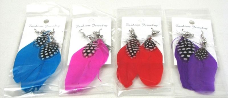 Feather Earrings Assorted