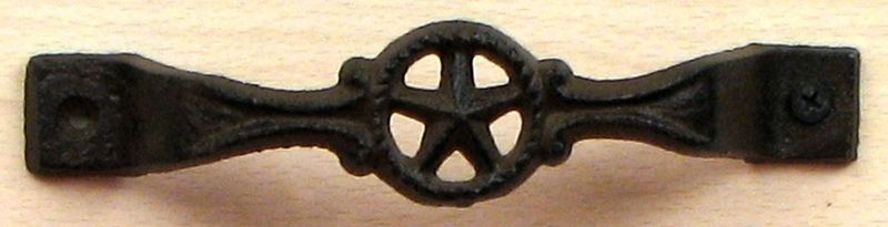 Western Drawer Pull With Star