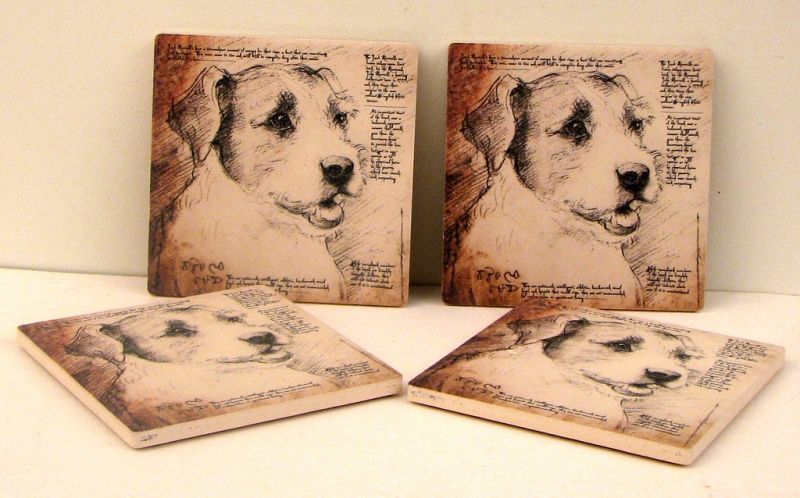 Jack Russell Terrier Coasters Set Of 4