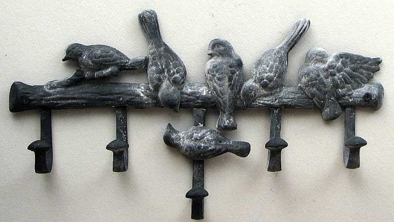 Multi Bird Hook Gray