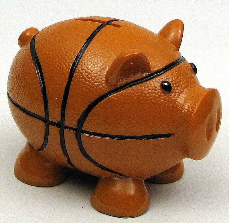 Pig Basketball Bank