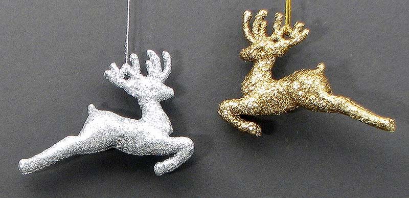 Reindeer Ornaments Set Of 2