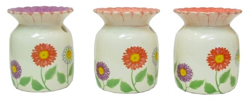 Ceramic Flower Tart Warmer In Three Styles, Price Each