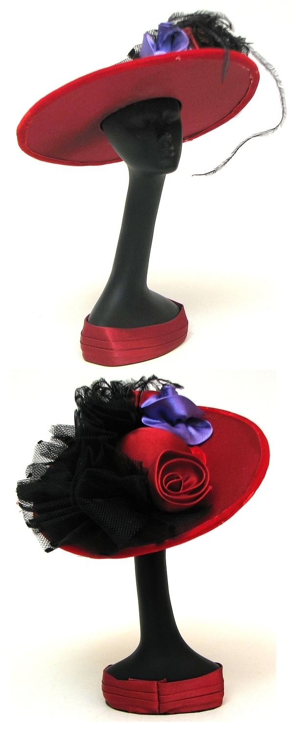 Red Hat Mannequin Withhat Black Bow