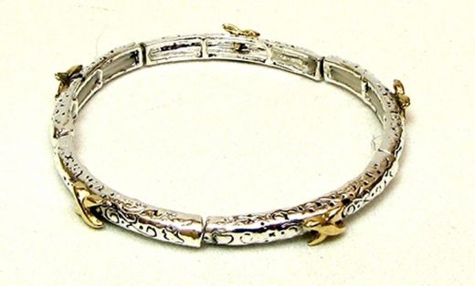 Stackable Stretch Bangle Gold