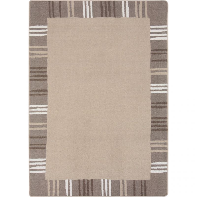 Seeing Stripes 5'4" x 7'8" Area Rug in Color Neutral