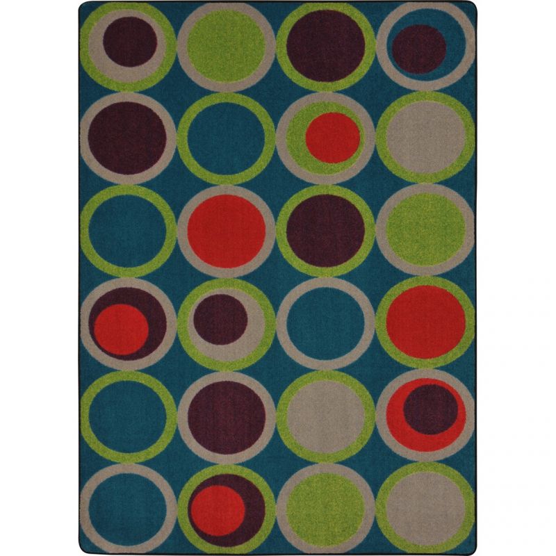 Circle Back 5'4" X 7'8" Area Rug In Color Tropics