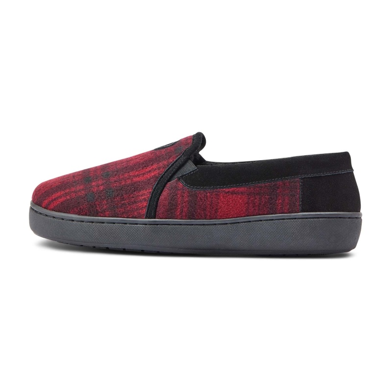 Ariat Men's Lincoln Slipper In Collectible Tin, Red Plaid