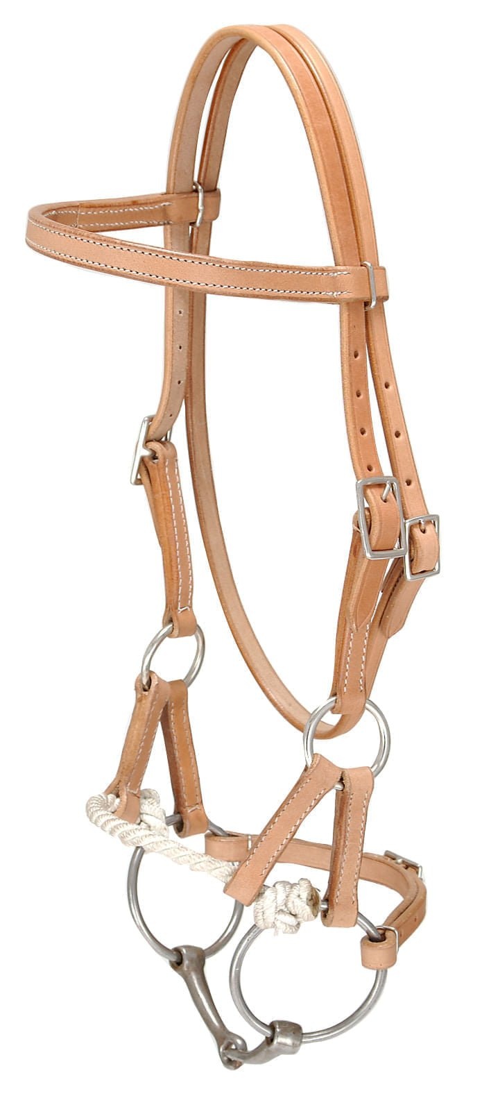 Mors De Cheval Reinsman 123 525 Modèle Ancien – Embout Snaffle à Gros Anneau, Bouche En Cuivre 5 1/4, Déjà Assaisonné