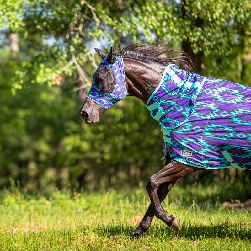 Jeffers Expression "Maya" Combo Neck Horse Fly Sheet