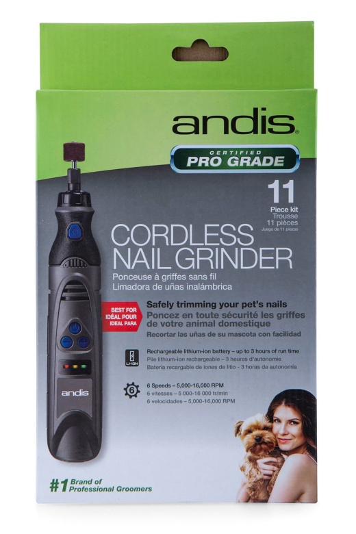 Andis 6-Speed Cordless Nail Grinder for Dogs