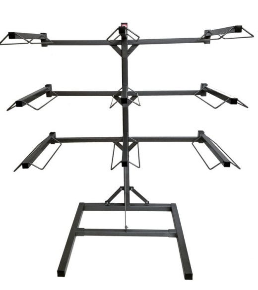 9 Arm Horseman Free Standing Saddle Rack by Equi Racks