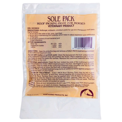 Sole Pack Hoof Packing