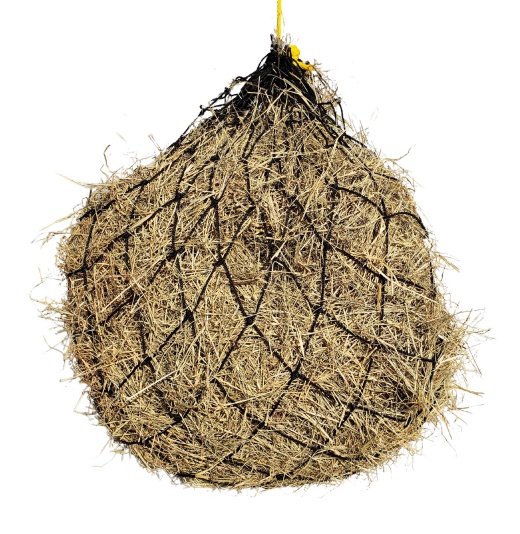 Texas Haynet 3" Small Hay Net With Carabiner - Slow Feeding Solution for Horses and Livestock