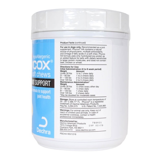 Phycox Ha Soft Chews, 120 Count