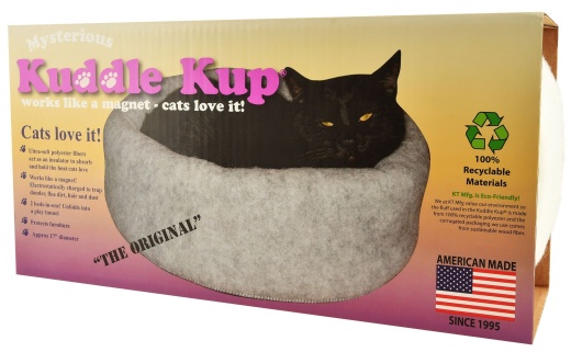 Mysterious Kuddle Kup, 17" D - Charcoal