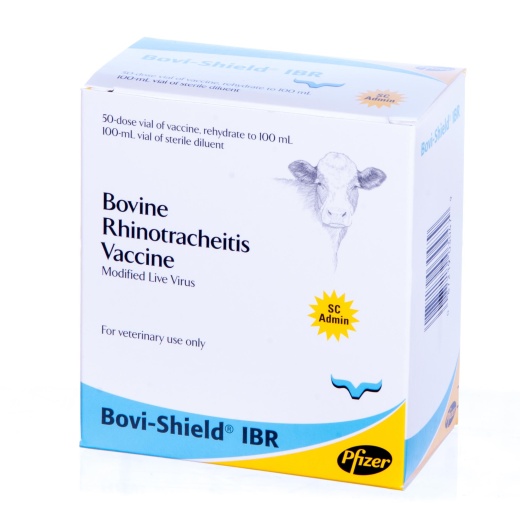 Bovi-Shield Ibr Rhinotracheitis Cattle Vaccine, 50 Dose - 50 Dose Vial