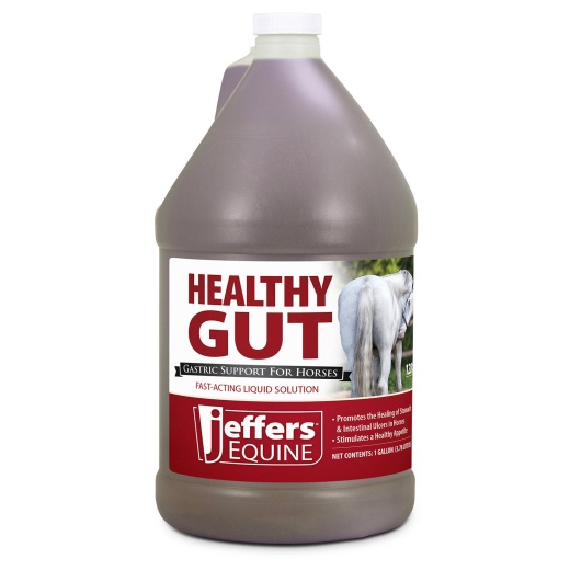 Jeffers Healthy Gut Gastric Support Liquid Supplement For Horses Gallon - 128 Day Supply / 1