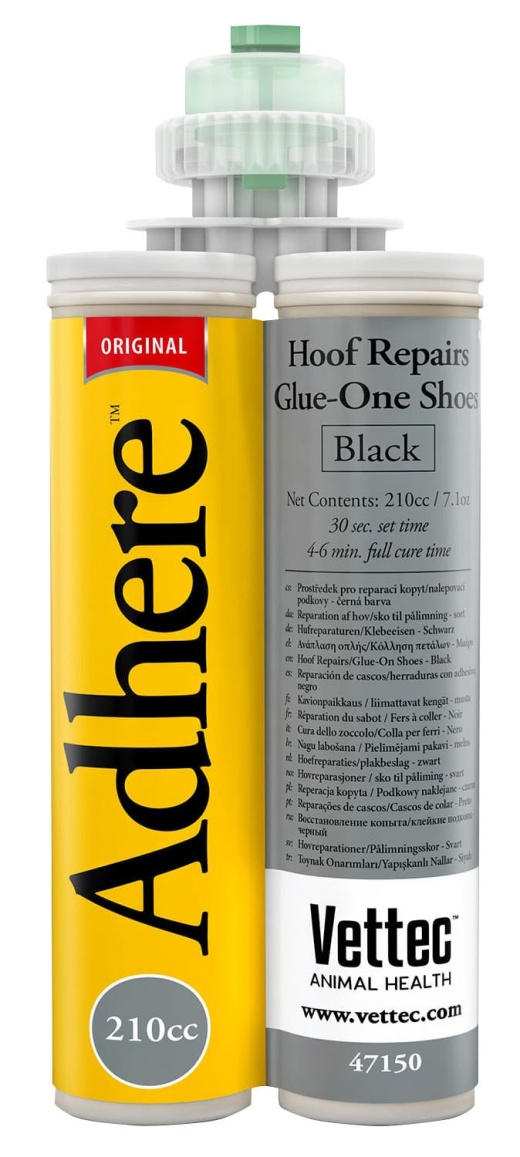 Adhere Glue-On-Shoe and Hoof Repair 210 CC - Vettec