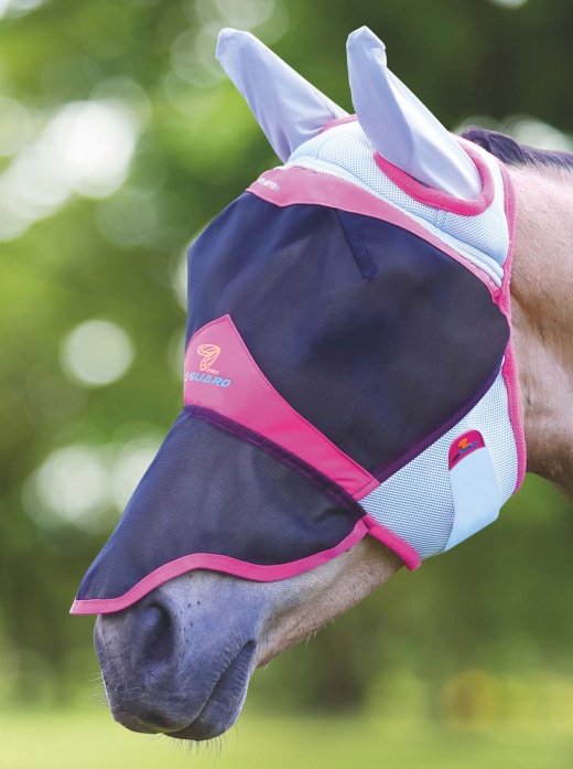 Shires Air Motion Fly Mask with Ears & Nose - XFull