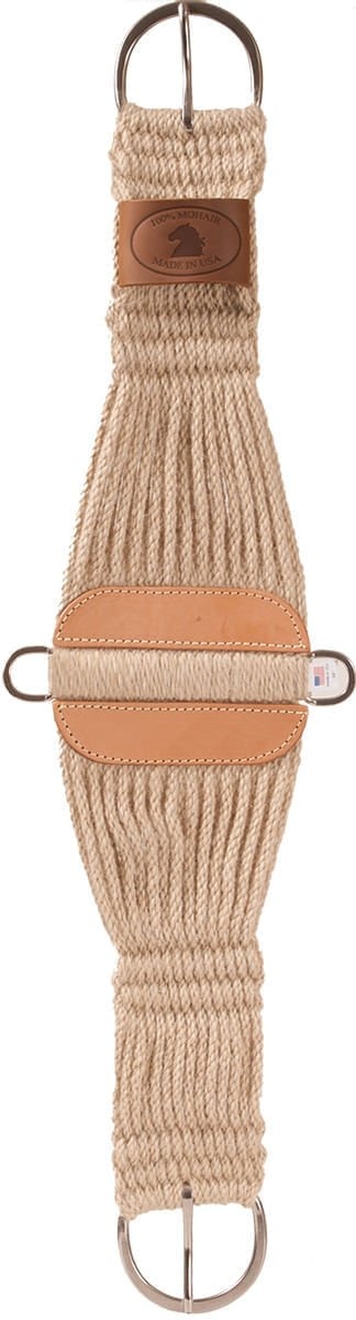 Mustang 100% Mohair Lonestar Roper Cinch, Natural