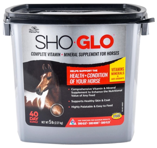 Sho-Glo For Horses - Manna Pro Vitamin and Mineral Supplement