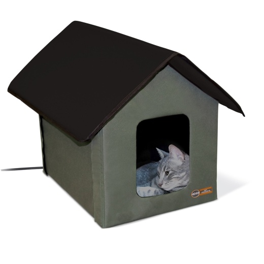 K&H Outdoor Heated Cat House - The Ultimate Warm and Cozy Cat Shelter