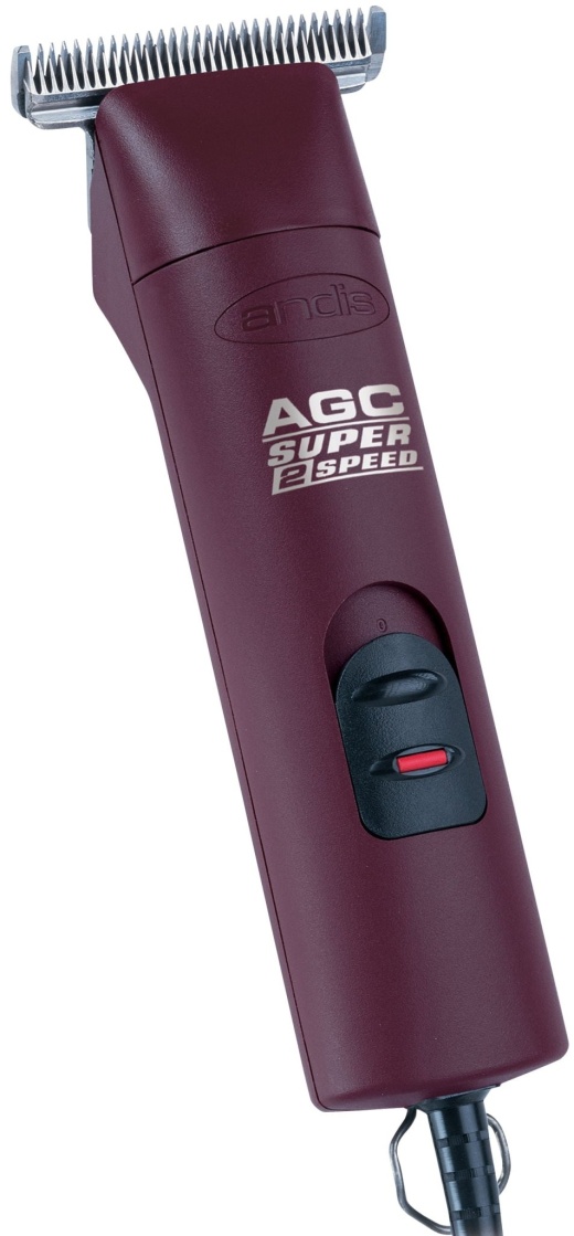 Andis Super 2-Speed Clipper With T-84 Blade - AGC2 Burgundy
