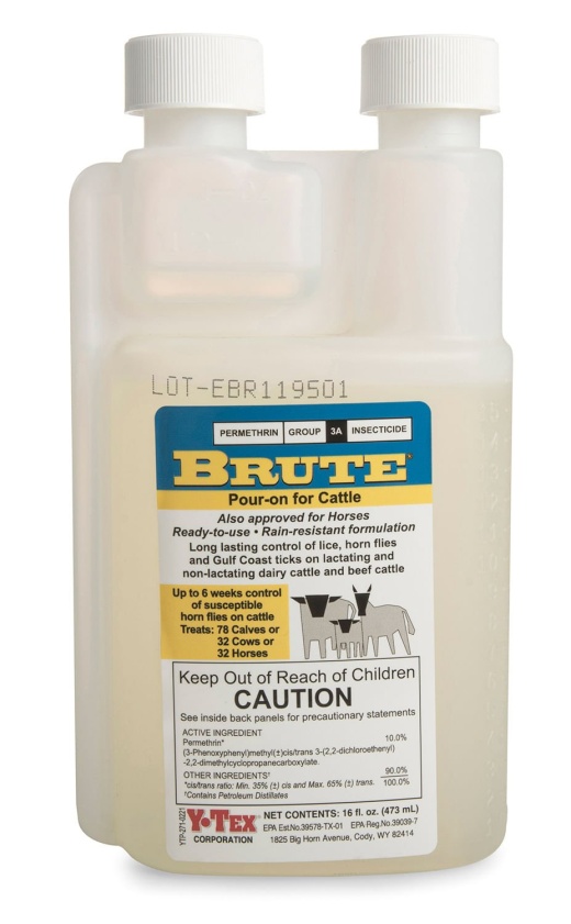 Y-Tex Brute Pour-On Insecticide