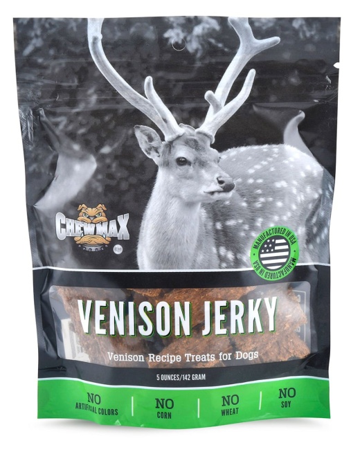 Chewmax Venison Jerky 5 Oz - A Healthy Dog Treat Made with Love