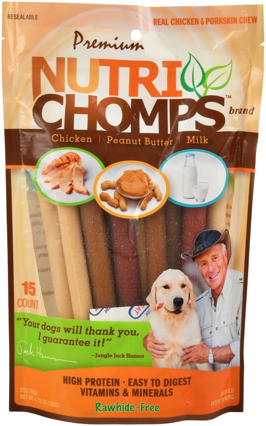 Nutri Chomps 5 Premium Sticks, Variety Pack