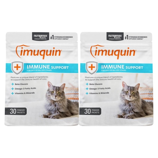 Nutramax Imuquin Immune Health For Cats, 30 Packets 2 Pack