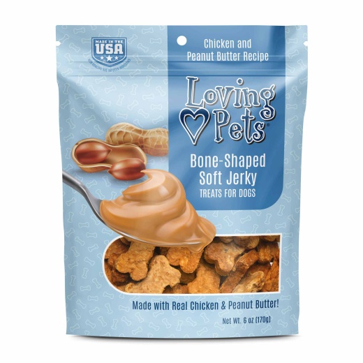 Loving Pets Soft Jerky Treats, 6 Oz