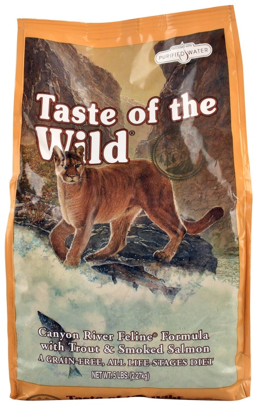 Taste Of The Wild Canyon River Grain-Free Dry Cat Food - 5 lbs