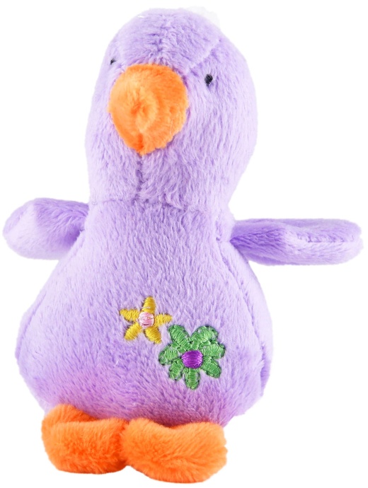 Jeffers 4" Baby Duck Plush Squeaker Dog Toy, Each Purple / 1 Ct