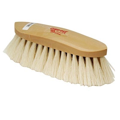 Decker #50 'The Showman' White Grip-Fit Brush