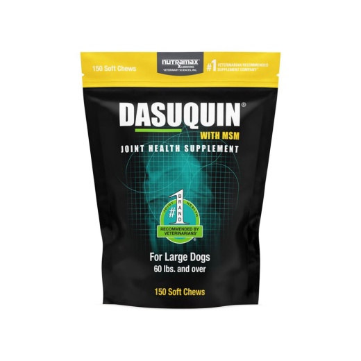Nutramax Dasuquin For Dogs, Joint Health Supplement, Glucosamine, Chondroitin, Asu, Msm And More, Supports Healthy Joints, Soft Chews Large - Over 60 Lbs / 150 Ct