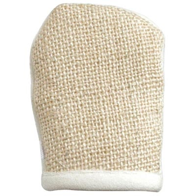 Jeffers Double-Sided Sisal/Fleecy Face Mitt for Dog Grooming