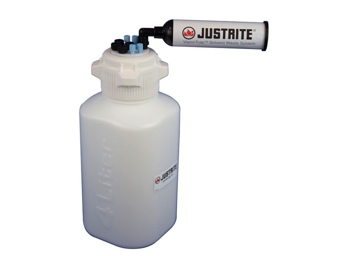 4 Liter Hdpe Carboy With Filter Kit, Vaportrap™, 4 Ports 1/8" Tubing, 4