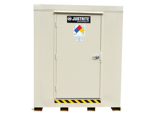 16-Drum, Explosion Relief Panels, 4-Hour Fire-Rated Outdoor Safety Locker