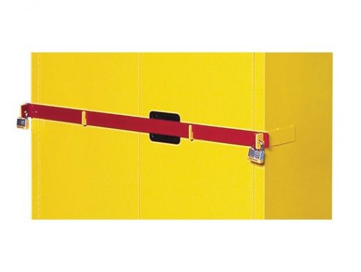 Replacement Security Bar for 45 Gal High Security Safety Cabinet, Red
