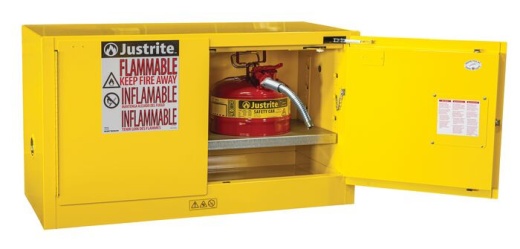17 Gallon Flammable Safety Cabinet - Sure-Grip EX Piggyback with Self Close Doors