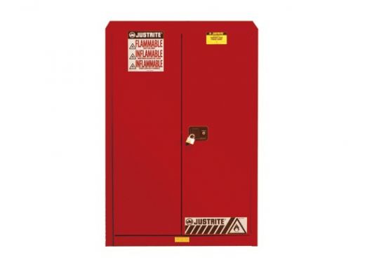 45 Gallon, 2 Shelves, 2 Doors, Self Close, Flammable Cabinet